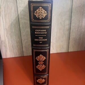 The Decameron Giovanni Boccaccio Franklin Library Leather Bound 1981 Heirloom Ed